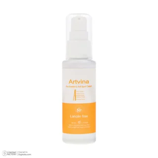 کرم ضد آفتاب بدون رنگ آرت وینا SPF 50 مدل Highly Effective ‌محافظ UVA ،UVB و PA+++، ضد حسا 102401265
