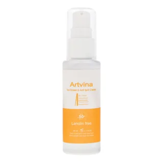 کرم ضد آفتاب بدون رنگ آرت وینا SPF 50 مدل Highly Effective ‌محافظ UVA ،UVB و PA+++، ضد حسا 102401251